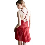 條紋蕾絲情趣內衣三件套裝女士性感透視誘惑睡袍浴袍吊帶睡裙