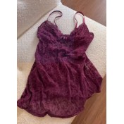 LSMM100051性感粉色豹紋透內衣套裝