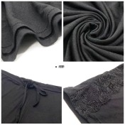 LCBN251225100248 純色纖維棉大碼女士睡衣套裝吊帶短褲戶外家居服歐美風睡裙