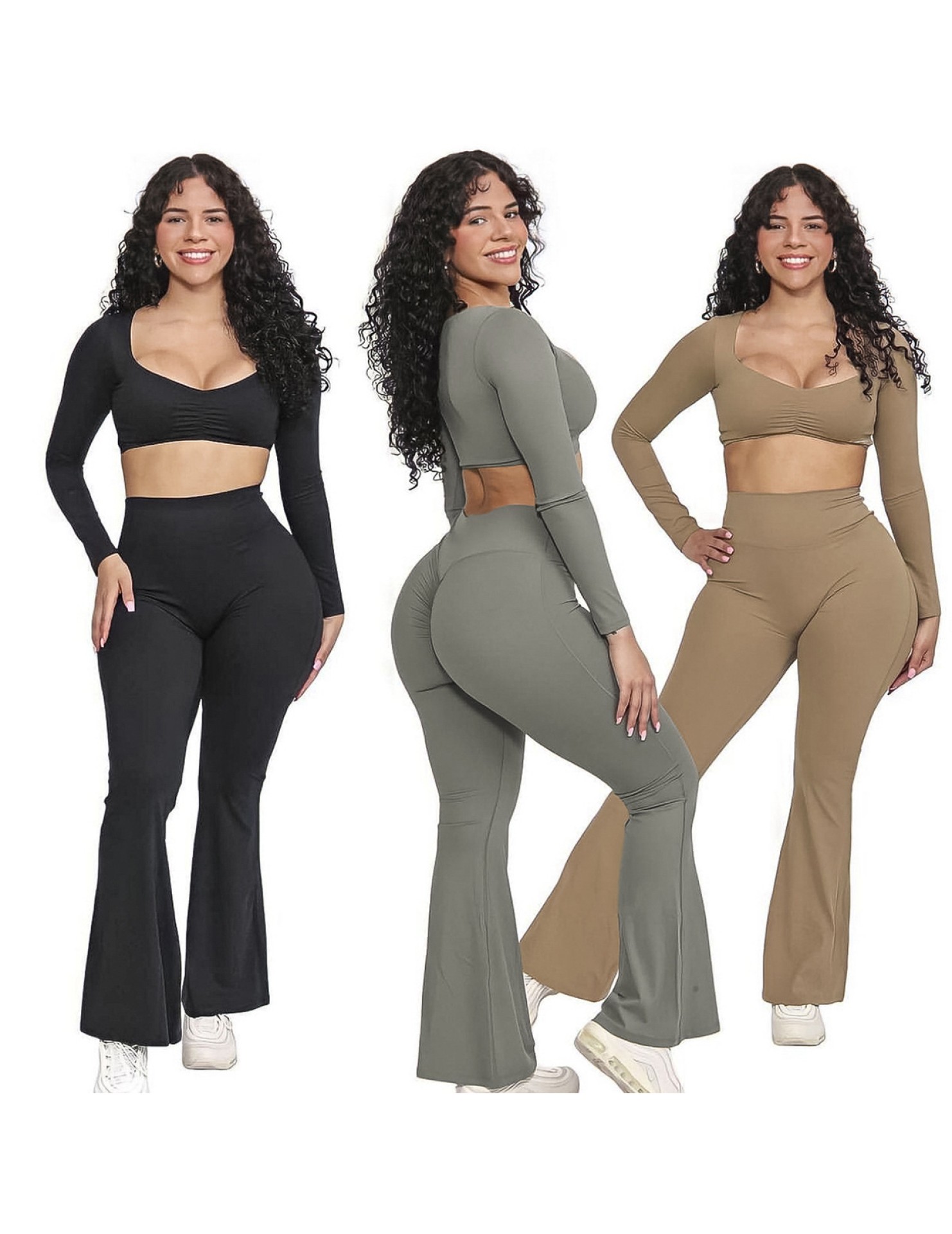 LYG100033高腰提臀瑜伽長褲