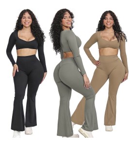 LYG100033高腰提臀瑜伽長褲