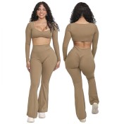 LYG100033高腰提臀瑜伽長褲