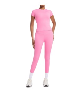 LYG100094圓領T恤瑜伽服跑步健身服