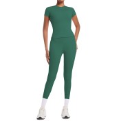 LYG100094圓領T恤瑜伽服跑步健身服