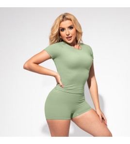 LYG100112短褲瑜伽套裝