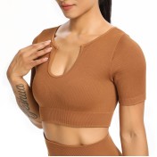 LYG100242-6件套瑜伽套裝 (全套裝備包括V領背心、U領背心、短袖運動T恤、長袖運動T恤、短褲和長褲)