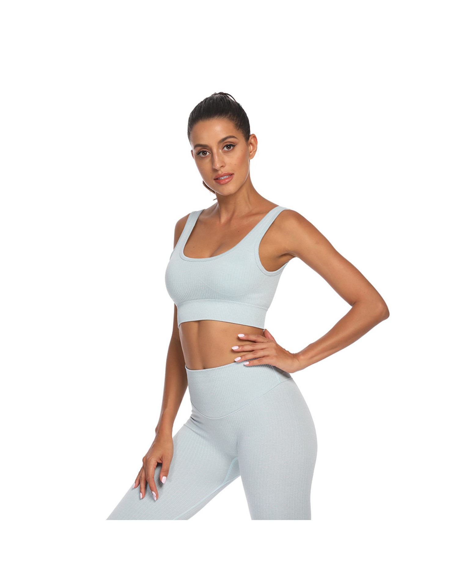 LYG100248瑜伽套裝背心文胸健身褲