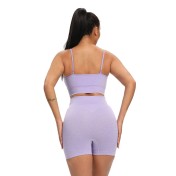 LYG100249件套運動健身吊帶文胸短褲套裝