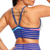 LYG100251瑜伽健身印花蕾絲吊帶文胸