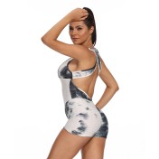 LYG100252連體短褲瑜伽褲