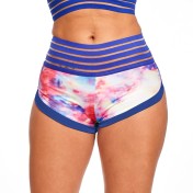 LYG100253印花瑜伽短褲