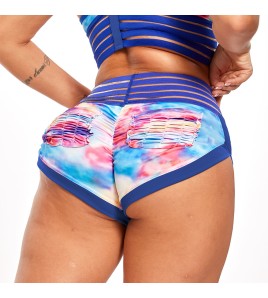 LYG100253印花瑜伽短褲