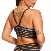 LYG100254瑜伽健身印花蕾絲吊帶文胸