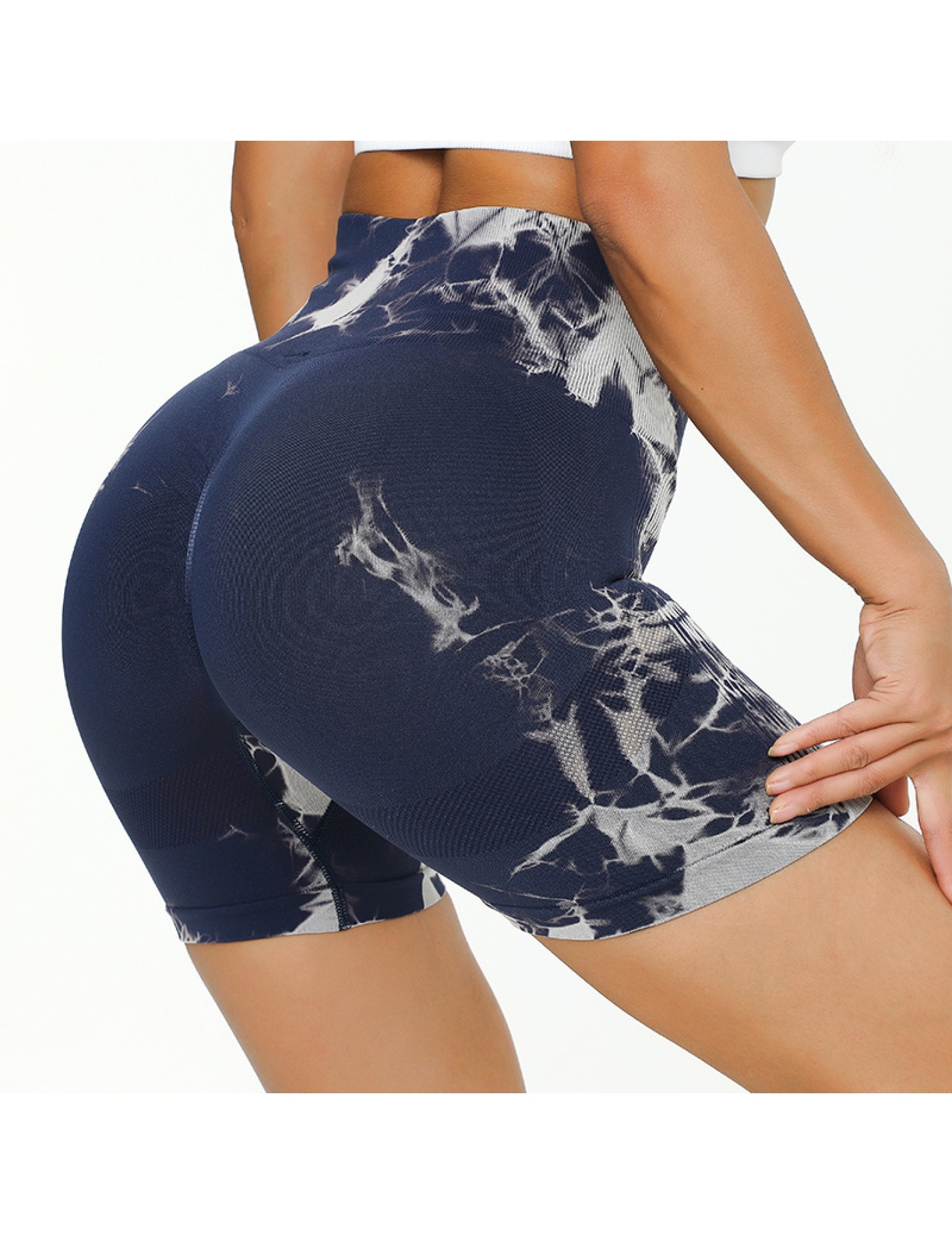 LYG100217扎染運動健身褲