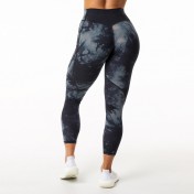 LYG100224高腰扎染瑜伽褲