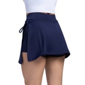 2022瑜伽假兩件裙褲運動裙褲綁帶網球健身跑步速干口袋女