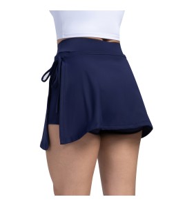 2022 Yoga fake two-piece culottes sports culottes with straps for tennis fitness running quick-drying pockets for women