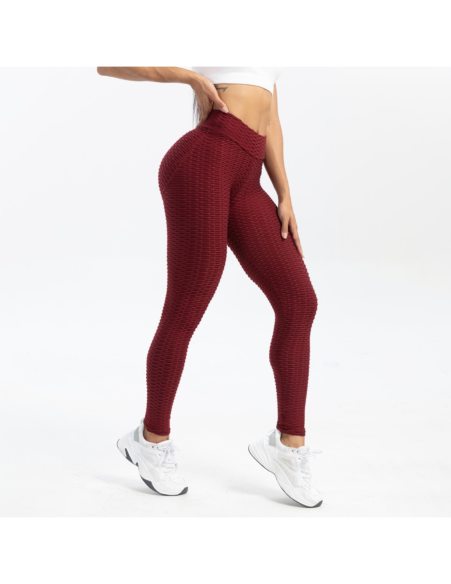 LYG100214瑜伽高腰健身褲