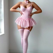 LSMM100171塑身連體衣吊帶襪套裝