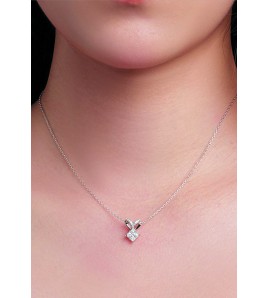 BYF1002 S925純銀莫桑石項鏈