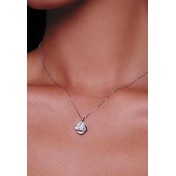 BYF1005 S925純銀莫桑石項鏈