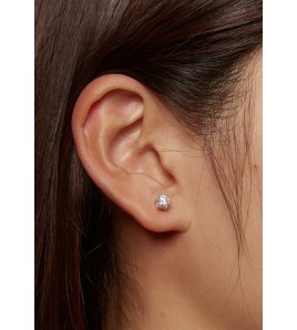 BYF1009 S925純銀45份莫桑石耳環