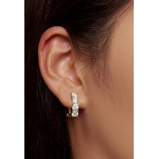 BYF1029 S925純銀莫桑石耳環