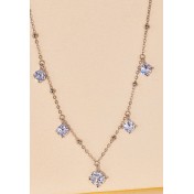 BYF1033 S925純銀1拉莫桑石項鏈