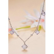 BYF1033 S925純銀1拉莫桑石項鏈