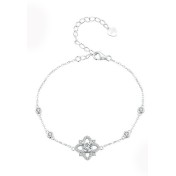 BYF1035 S925純銀50份莫桑石手鏈