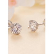 BYF1047 S925純銀莫桑石耳環