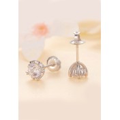 BYF1047 S925純銀莫桑石耳環