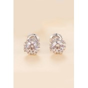 BYF1049E S925純銀1克拉莫桑石耳環