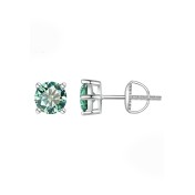 BYF1063 S925純銀50份莫桑石耳環