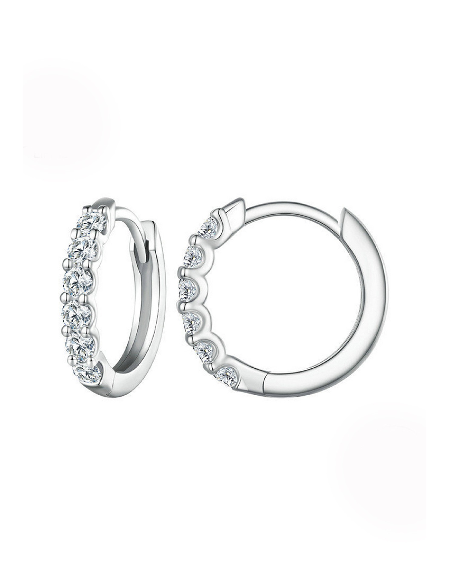 BYF1065 S925純銀30份莫桑石耳環