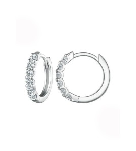 BYF1065 S925純銀30份莫桑石耳環