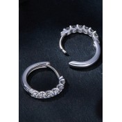 BYF1065 S925純銀30份莫桑石耳環