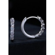 BYF1065 S925純銀30份莫桑石耳環