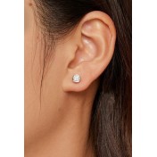 BYF1070 S925純銀50份莫桑石耳環