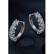 BYF1076 S925純銀20份莫桑石耳環