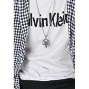 JSC3016 316L鈦鋼撒旦山羊五芒星項鏈