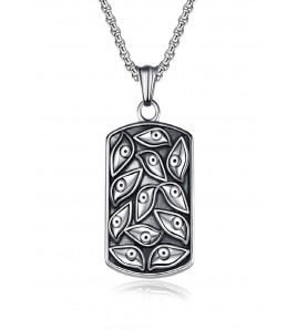 JSC3006 316L鈦鋼天命之眼項鏈