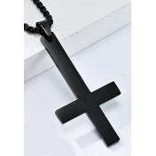 JSC3007 316L鈦鋼十字架項鏈