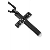 JSC3008 316L鈦鋼JESUS 十字架項鏈