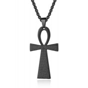 JSC3009 316L鈦鋼古埃及安卡十字架項鏈