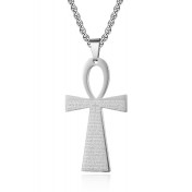 JSC3009 316L鈦鋼古埃及安卡十字架項鏈