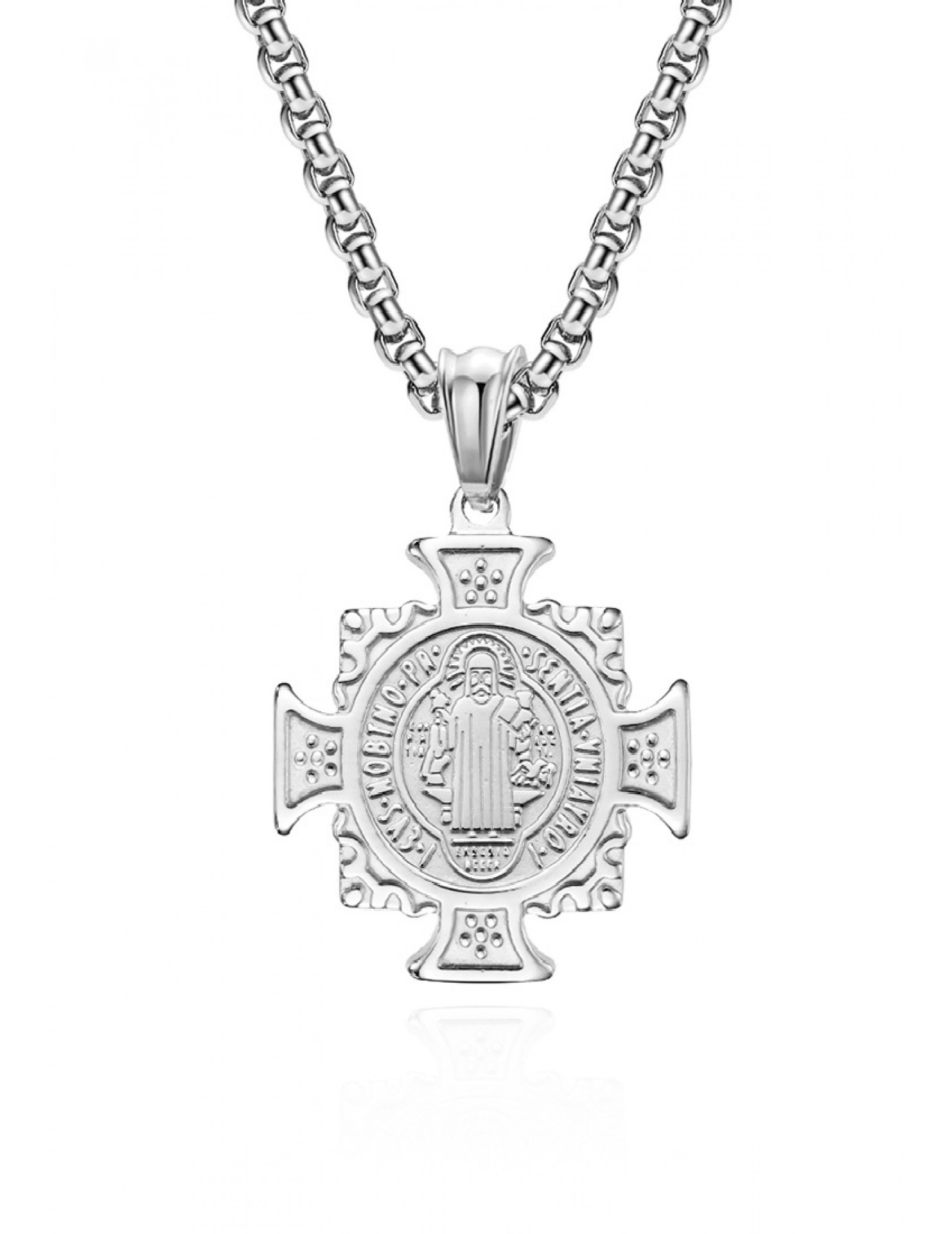 JSC3010 316L鈦鋼驅魔人項鏈