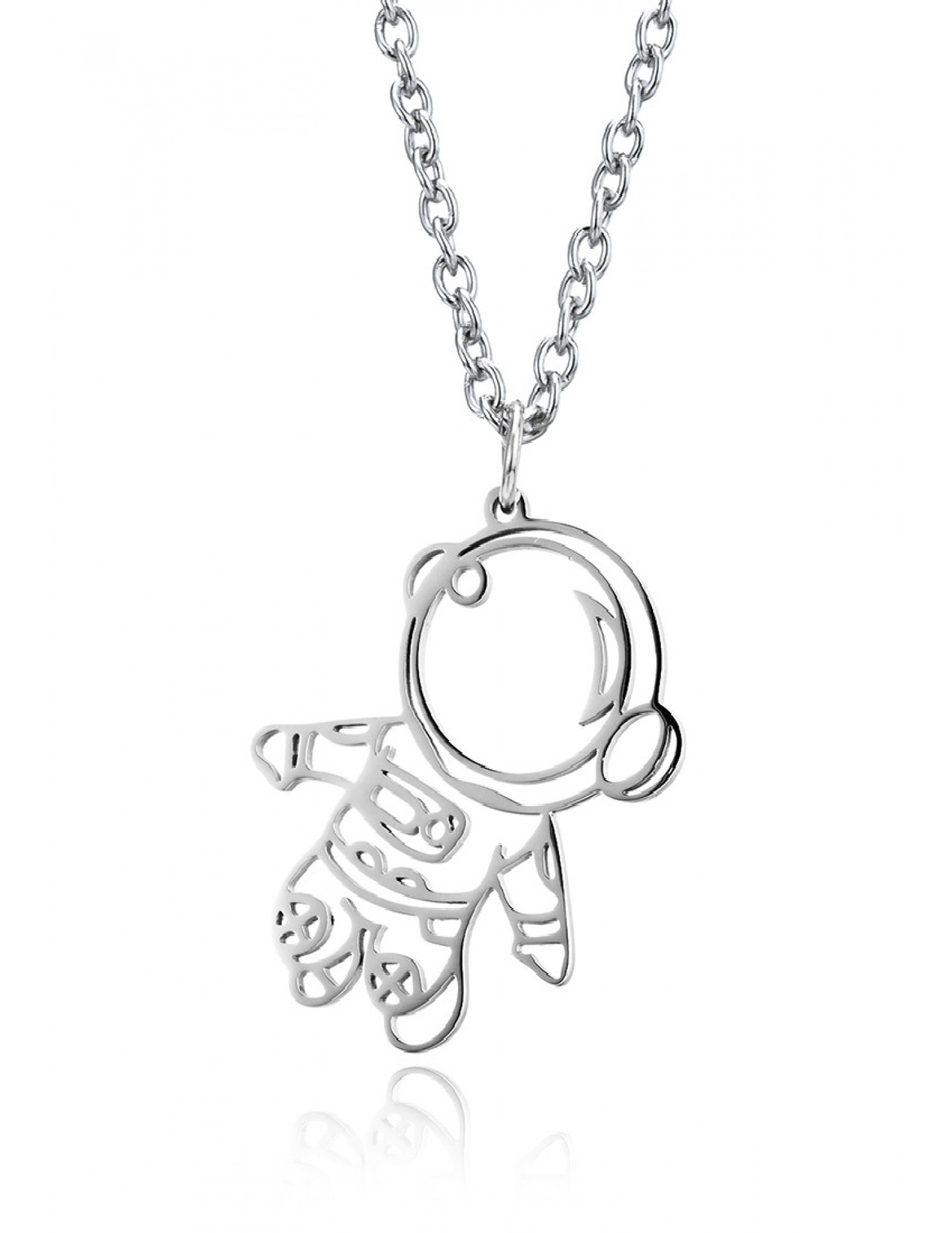 JSC3013 316L鈦鋼太空人項鏈