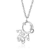 JSC3013 316L鈦鋼太空人項鏈