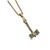 JSC3017 316L鈦鋼奧丁雷神之鎚項鏈